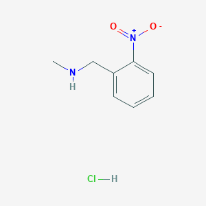 molecular formula C8H11ClN2O2 B2868505 n-Methyl-1-(2-nitrophenyl)methanamine hydrochloride CAS No. 5441-60-1