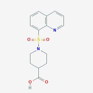 1-(Quinolin-8-ylsulfonyl)piperidine-4-carboxylic acid