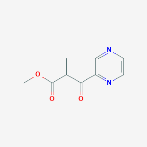Methyl 2-methyl-3-oxo-3-(pyrazin-2-yl)propanoate