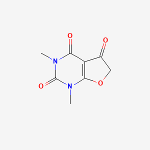 molecular formula C8H8N2O4 B2868602 1,3-dimethylfuro[2,3-d]pyrimidine-2,4,5(1H,3H,6H)-trione CAS No. 238753-38-3