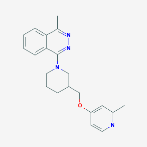 1-Methyl-4-[3-[(2-methylpyridin-4-yl)oxymethyl]piperidin-1-yl]phthalazine
