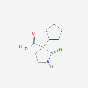 3-Cyclopentyl-2-oxopyrrolidine-3-carboxylic acid
