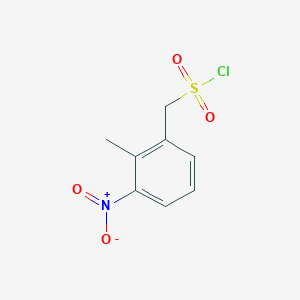 (2-Methyl-3-nitrophenyl)methanesulfonyl chloride