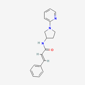 N-(1-(pyridin-2-yl)pyrrolidin-3-yl)cinnamamide