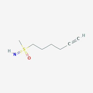 Hex-5-ynyl-imino-methyl-oxo-lambda6-sulfane