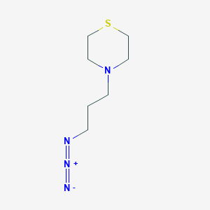 molecular formula C7H14N4S B2868686 4-(3-Azidopropyl)thiomorpholine CAS No. 1250971-38-0