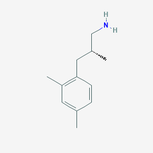 (2R)-3-(2,4-Dimethylphenyl)-2-methylpropan-1-amine