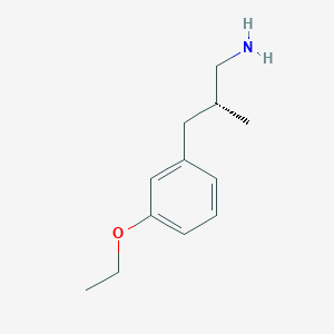 molecular formula C12H19NO B2868720 (2R)-3-(3-Ethoxyphenyl)-2-methylpropan-1-amine CAS No. 2248174-57-2