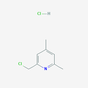 molecular formula C8H11Cl2N B2868723 2-(氯甲基)-4,6-二甲基吡啶盐酸盐 CAS No. 221904-15-0