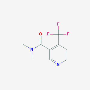 molecular formula C9H9F3N2O B2868738 N,N-Dimethyl-4-(trifluoromethyl)pyridine-3-carboxamide CAS No. 158063-01-5