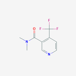 molecular formula C9H9F3N2O B2868738 N,N-二甲基-4-(三氟甲基)吡啶-3-甲酰胺 CAS No. 158063-01-5