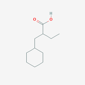 molecular formula C11H20O2 B2868762 2-(Cyclohexylmethyl)butanoic acid CAS No. 110604-57-4