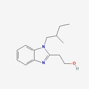 2-[1-(2-Methylbutyl)benzimidazol-2-yl]ethan-1-ol