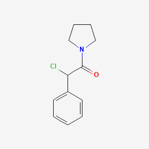 molecular formula C12H14ClNO B2868848 2-Chloro-2-phenyl-1-pyrrolidin-1-ylethanone CAS No. 190964-87-5