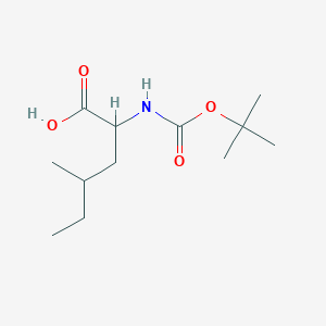 molecular formula C12H23NO4 B2868872 2-{[(Tert-butoxy)carbonyl]amino}-4-methylhexanoic acid CAS No. 1404736-14-6