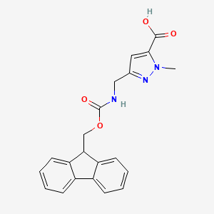 3-[({[(9H-fluoren-9-yl)methoxy]carbonyl}amino)methyl]-1-methyl-1H-pyrazole-5-carboxylic acid