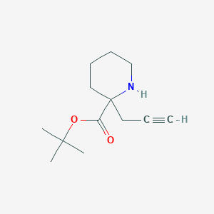 Tert-butyl 2-prop-2-ynylpiperidine-2-carboxylate