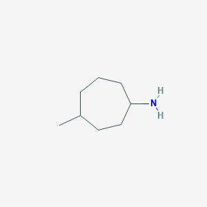 molecular formula C8H17N B2868917 4-Methylcycloheptan-1-amine CAS No. 855590-29-3