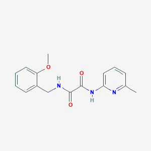 molecular formula C16H17N3O3 B2868920 N1-(2-methoxybenzyl)-N2-(6-methylpyridin-2-yl)oxalamide CAS No. 920378-94-5