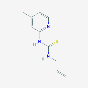 molecular formula C10H13N3S B2868954 1-(4-Methylpyridin-2-yl)-3-(prop-2-en-1-yl)thiourea CAS No. 66713-62-0