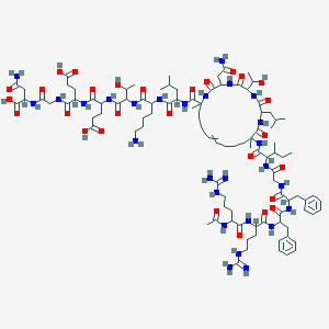 molecular formula C100H159N27O28 B2868957 Sah-sos1A CAS No. 1652561-87-9