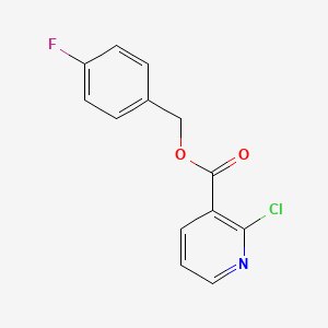 molecular formula C13H9ClFNO2 B2868959 (4-Fluorophenyl)methyl 2-chloropyridine-3-carboxylate CAS No. 481683-91-4