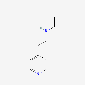 molecular formula C9H14N2 B2868961 4-Pyridineethanamine, N-ethyl- CAS No. 99516-20-8