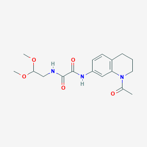 N'-(1-acetyl-3,4-dihydro-2H-quinolin-7-yl)-N-(2,2-dimethoxyethyl)oxamide