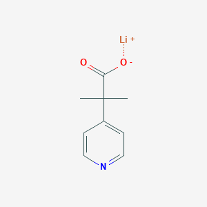 Lithium 2-methyl-2-(pyridin-4-YL)propanoate