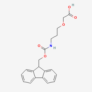 2-[3-({[(9H-fluoren-9-yl)methoxy]carbonyl}amino)propoxy]acetic acid
