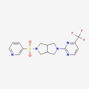 2-[5-(Pyridine-3-sulfonyl)-octahydropyrrolo[3,4-c]pyrrol-2-yl]-4-(trifluoromethyl)pyrimidine