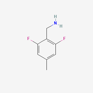 molecular formula C8H9F2N B2869025 (2,6-二氟-4-甲基苯基)甲胺 CAS No. 1427395-71-8