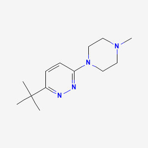 molecular formula C13H22N4 B2869030 3-(叔丁基)-6-(4-甲基哌嗪-1-基)哒嗪 CAS No. 2210054-86-5