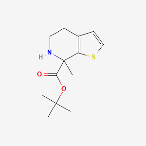 Tert-butyl 7-methyl-5,6-dihydro-4H-thieno[2,3-c]pyridine-7-carboxylate