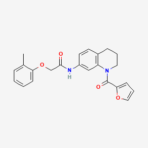 N-(1-(furan-2-carbonyl)-1,2,3,4-tetrahydroquinolin-7-yl)-2-(o-tolyloxy)acetamide