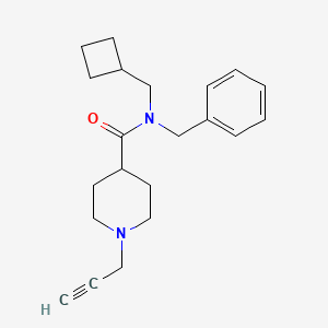 molecular formula C21H28N2O B2869079 N-benzyl-N-(cyclobutylmethyl)-1-(prop-2-yn-1-yl)piperidine-4-carboxamide CAS No. 1258681-73-0