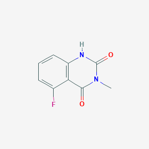 molecular formula C9H7FN2O2 B2869100 5-fluoro-3-methyl-1H-quinazoline-2,4-dione CAS No. 1824326-52-4