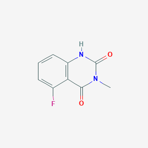 molecular formula C9H7FN2O2 B2869100 5-氟-3-甲基-1H-喹唑啉-2,4-二酮 CAS No. 1824326-52-4