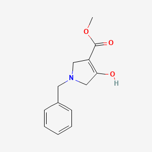 molecular formula C13H15NO3 B2869170 Methyl 1-benzyl-4-hydroxy-2,5-dihydro-1H-pyrrole-3-carboxylate CAS No. 1788126-74-8