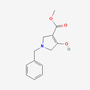 molecular formula C13H15NO3 B2869170 Methyl 1-benzyl-4-hydroxy-2,5-dihydropyrrole-3-carboxylate CAS No. 1788126-74-8