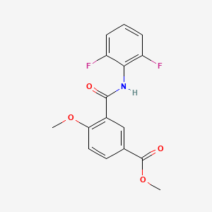 Methyl 3-(2,6-difluorophenylcarbamoyl)-4-methoxybenzoate
