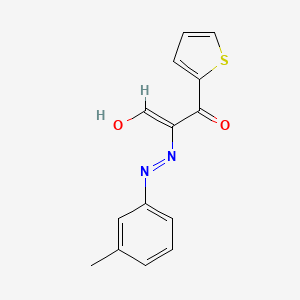 2-[2-(3-Methylphenyl)hydrazono]-3-oxo-3-(2-thienyl)propanal