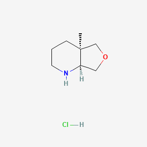 (4Ar,7aS)-4a-methyl-2,3,4,5,7,7a-hexahydro-1H-furo[3,4-b]pyridine;hydrochloride