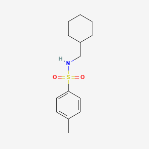 molecular formula C14H21NO2S B2869216 N-(cyclohexylmethyl)-4-methylbenzenesulfonamide CAS No. 86328-85-0