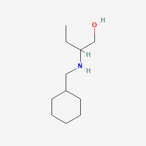 molecular formula C11H23NO B2869235 2-[(Cyclohexylmethyl)amino]-1-butanol CAS No. 932005-24-8