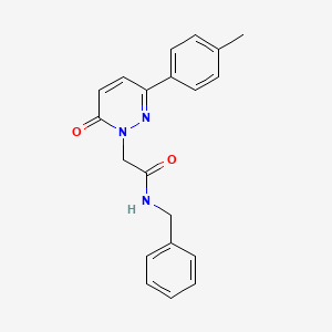 molecular formula C20H19N3O2 B2869239 N-benzyl-2-[3-(4-methylphenyl)-6-oxopyridazin-1-yl]acetamide CAS No. 73402-32-1