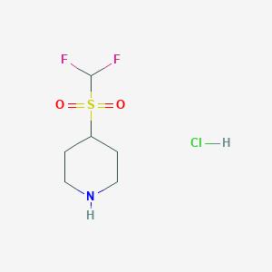 4-((Difluoromethyl)sulfonyl)piperidine hcl