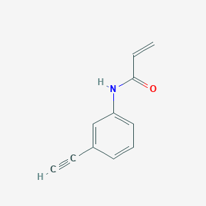 molecular formula C11H9NO B2869303 N-(3-ethynylphenyl)prop-2-enamide CAS No. 1156159-37-3