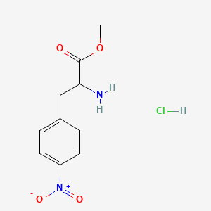 molecular formula C10H13ClN2O4 B2869326 H-P-Nitro-D-phe-ome hcl CAS No. 108450-75-5