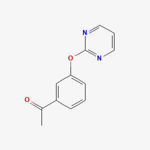 1-[3-(2-Pyrimidinyloxy)phenyl]-1-ethanone